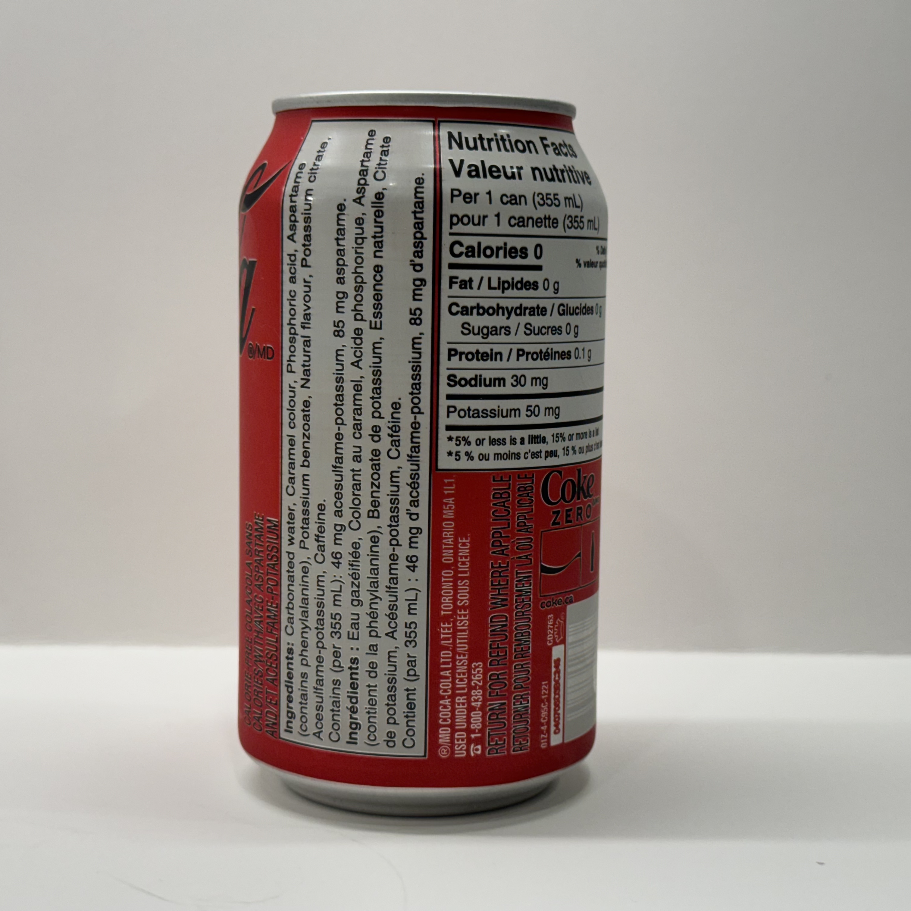 Zero Sugar Coke (Reverse)
