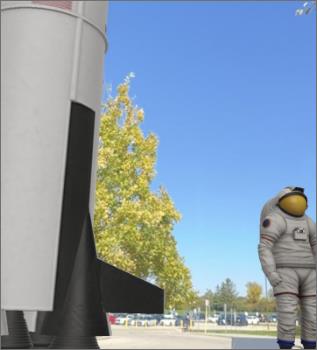 Putting astronauts and rockets in AR