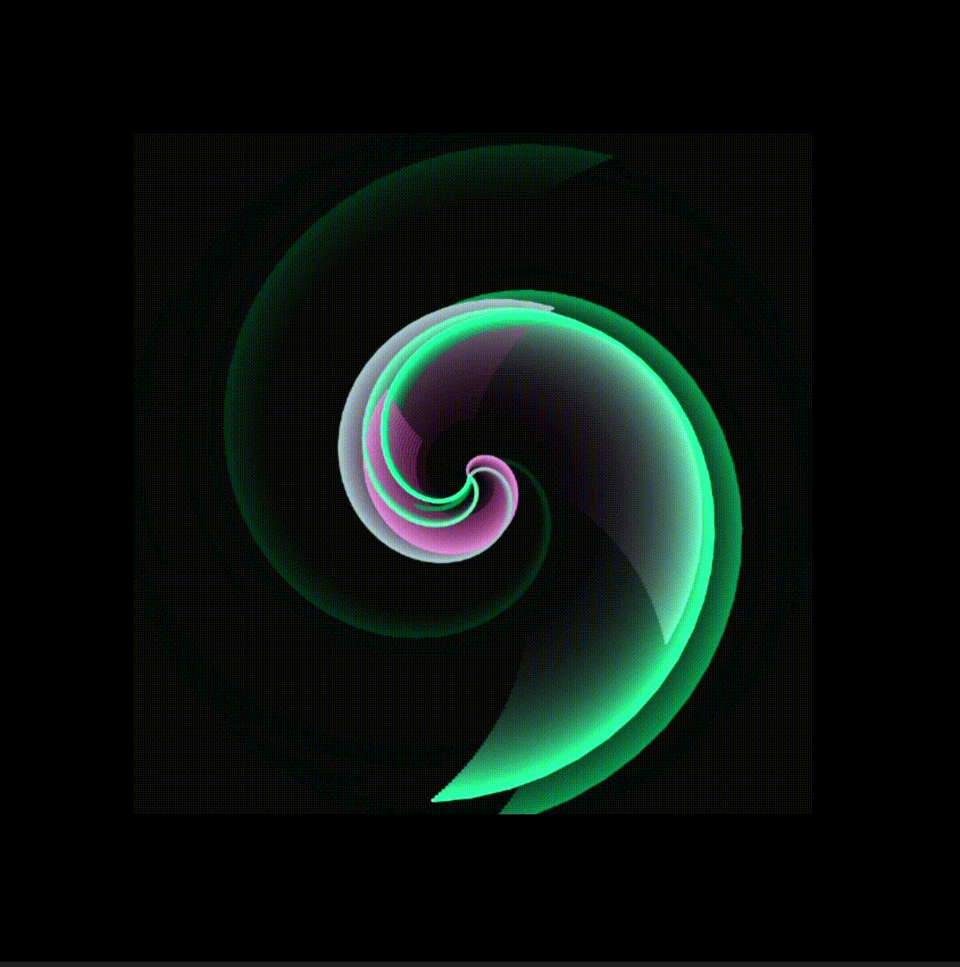 Spinning Irregularly Colored Circles